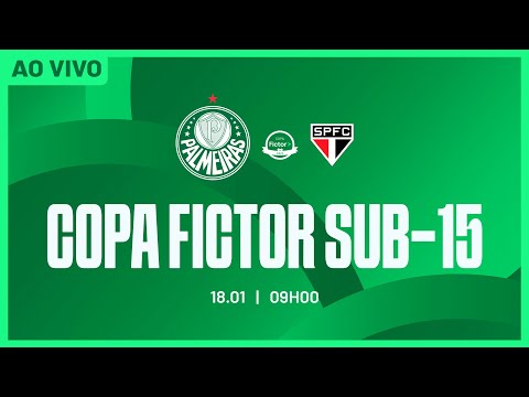 JOGO COMPLETO | PALMEIRAS 1 X 3 SÃO PAULO | COPA FICTOR SUB-15 2026