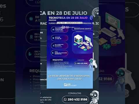 💻 28 de Julio apuesta a la innovación con la creación de la Tecnoteca
