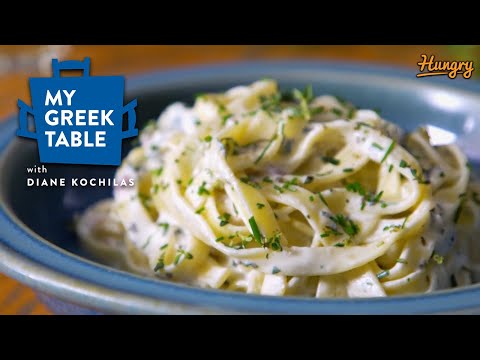Pasta With Greek Yogurt And Herbs Recipe | My Greek Table with Diane Kochilas