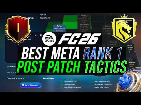 *POST PATCH* 15-0 Best META 15-0 Rank 1 Custom Tactics & Formations in FC 26