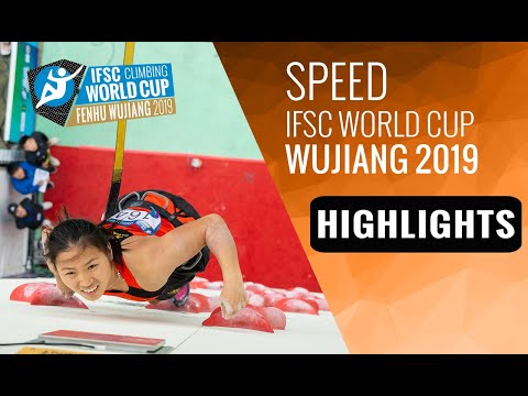 IFSC World Cup Wujiang 2019 || Speed finals highlights