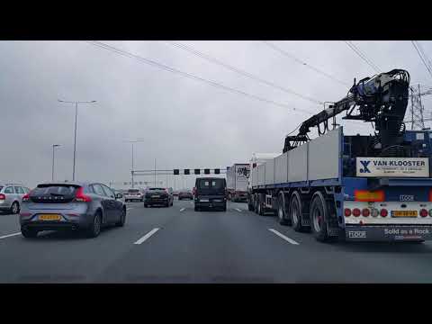 Dashcam Beelden Utrecht: A2 Toerit Maarssen ----》Knooppunt Holendrecht 》Knooppunt Amstel》A10.