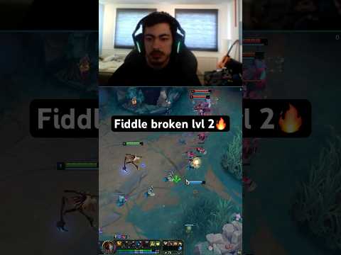 Level 2 Fiddle Support Is Just Broken!🔥 #fiddlesticks #leagueoflegends #league