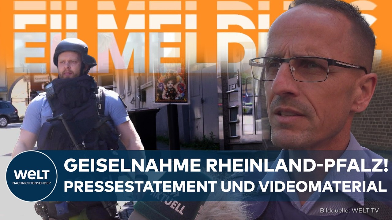 GEISELNAHME RHEINLAND-PFALZ: Drama in der Bank – Polizei gibt Pressestatement | Großeinsatz Sinzig