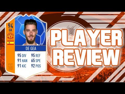 FIFA 18 - MOTM 94 RATED DAVID DE GEA PLAYER REVIEW!!! FIFA 18 ULTIMATE TEAM PLAYER REVIEW!!!