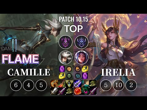 DWG Flame Camille vs Irelia Top - KR Patch 10.15
