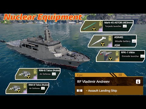 RF Vladimir Andreev With Nuclear Equipment ☢️ | Modern Warships