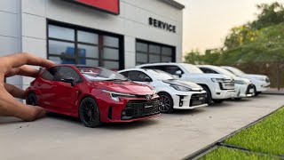 Toyota Cars Collection 1:18 Scale | Service Centre | Diecast Model Cars 