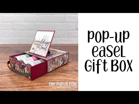 Pop Up Easel Gift Box Tutorial