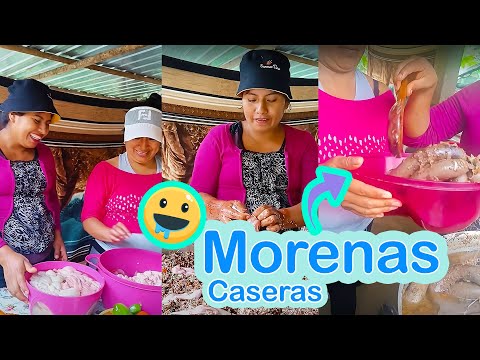 Preparando las típicas MORCILLAS o morenas ecuatorianas | Amazonia Ecuatoriana.