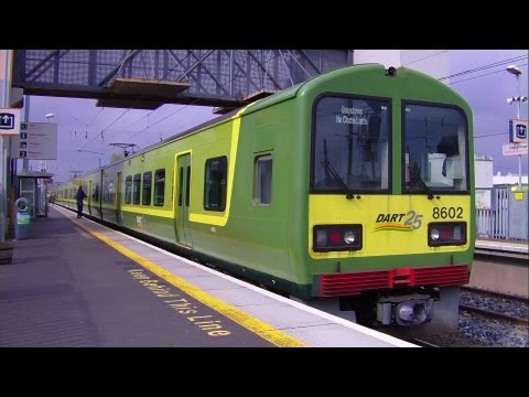 DART Train number 8602 - Clontarf Road Station, Dublin