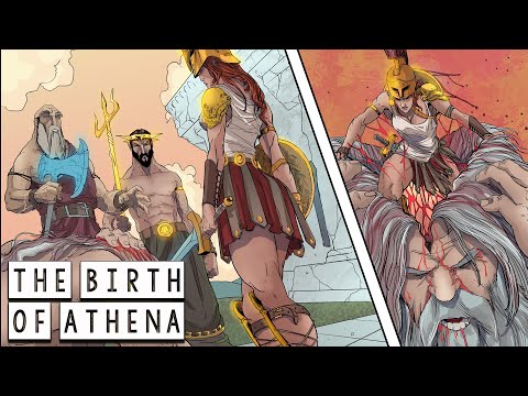 The Birth of Athena: The Incredible Origin of the Goddess of Wisdom - Greek Mythology in Comics