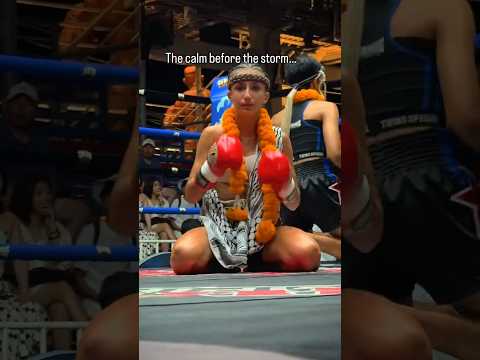 The Wai Kru: the calm before the storm. #muaythai #fighter #worldchampion