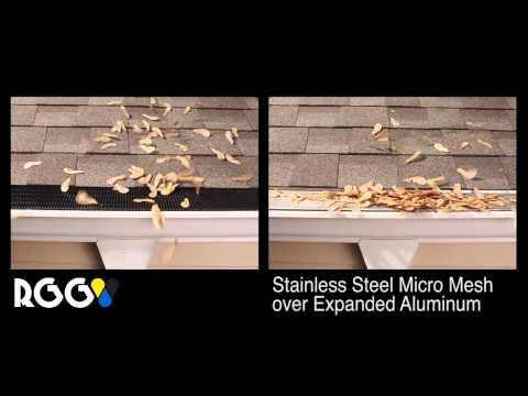 Whirley Bird Maple Seed Test of RainDrop Gutter Guard vs All Others