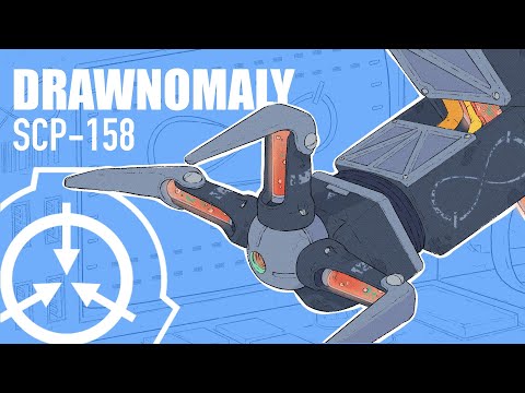 DRAWNOMALY: SCP-158 Narration and time lapsed illustration
