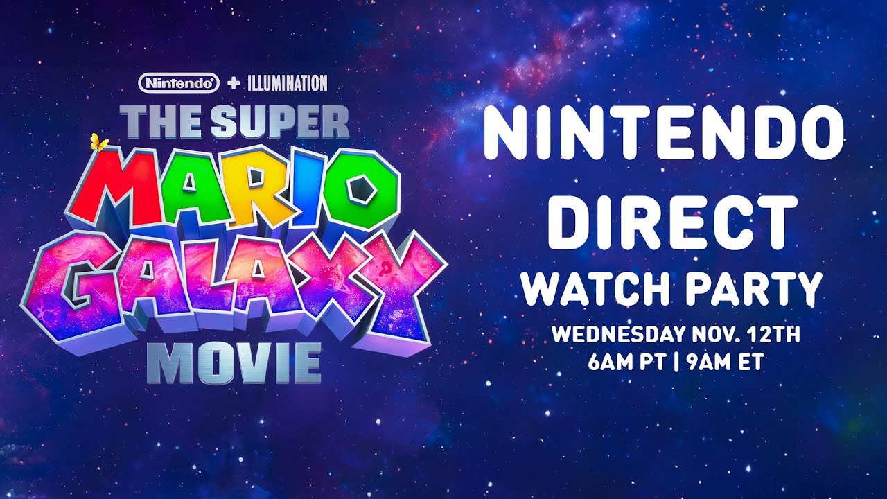 The Super Mario Galaxy Movie Trailer Reveal Watch Party