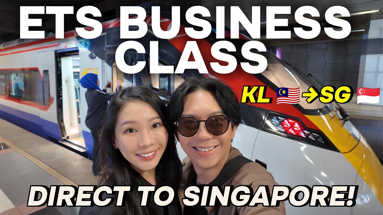 KL to Singapore WITHOUT Jam?! 🇲🇾🇸🇬 We Tried The "Direct" Train (No Walking!)