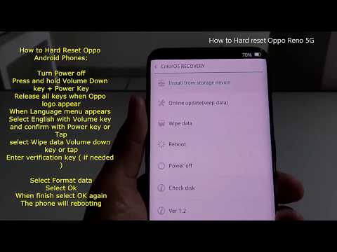 How to Hard reset Oppo Reno 5G