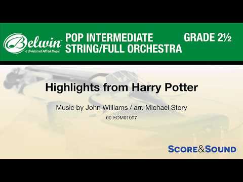 Highlights from Harry Potter, arr. Michael Story – Score & Sound