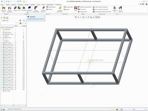 Using Extruded Framing Systems in AFX - Creo
