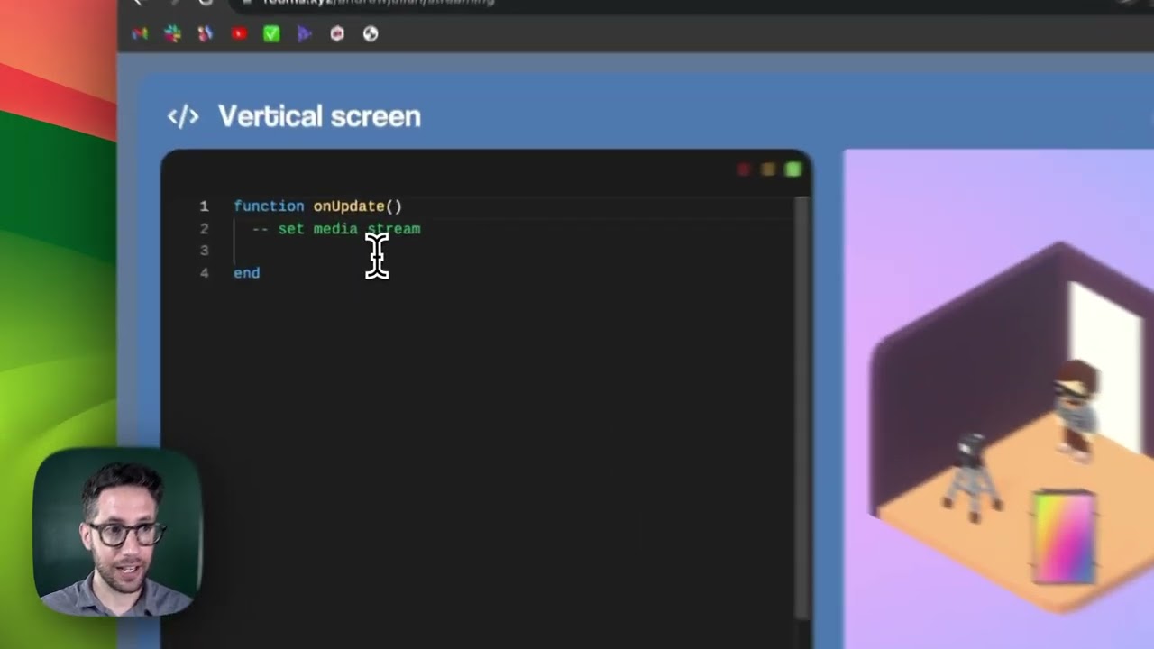 Stream in Rooms with startStream() and setMediaStream()