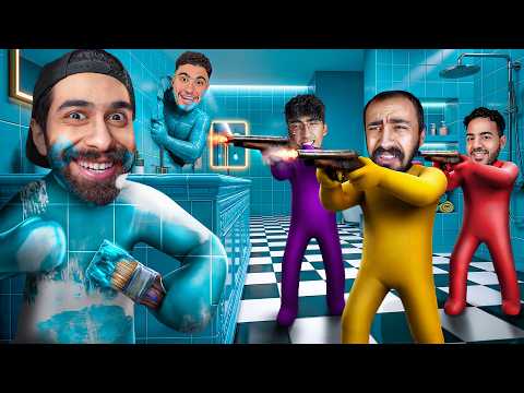 جربت اغرب لعبة استغماية مع الشباب 😂😶‍🌫️ MECCHA CHAMELEON