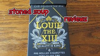 Reviewing a $200 pack of blunts . Louie the 13th og kush blunts .