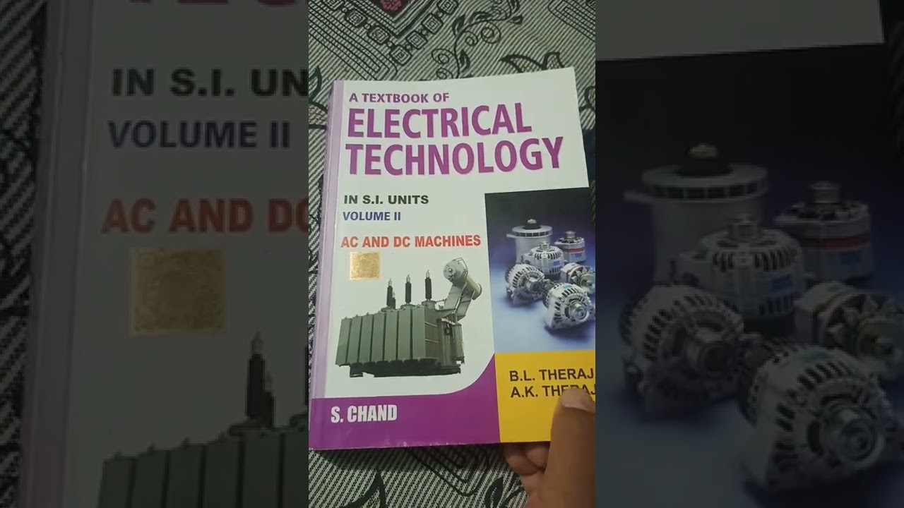 Watch video Best book for electrical machine for SSC JE/ B.L Thereja, A.K Thereja volume-2 book review. Now Best book for electrical machine for SSC JE/ B.L Thereja, A.K Thereja volume-2 book review.