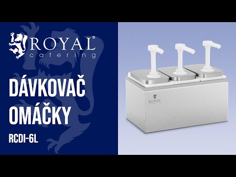 Video - Dávkovač omáčky - 3 pumpičky - 3 x 2 l