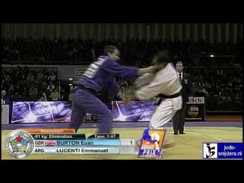 Judo 2010 Grand Prix Dusseldorf: Euan Burton (GBR) - Emmanual Lucenti (ARG) [-81kg]