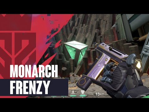 Monarch Frenzy Skin Showcae - Valorant Battlepass Skins
