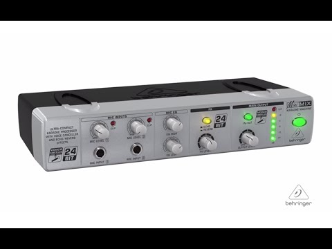 Видео-обзор товара Караоке процессор Behringer MIX800