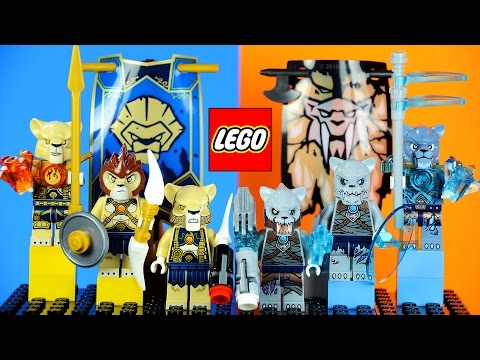 Vidéo LEGO Chima 70232 : La tribu Tigre à dents de sabre