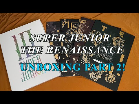 [UNBOXING] Super Junior - The Renaissance Style Set (Passionate & Renaissance Ver P2) | teukienickie