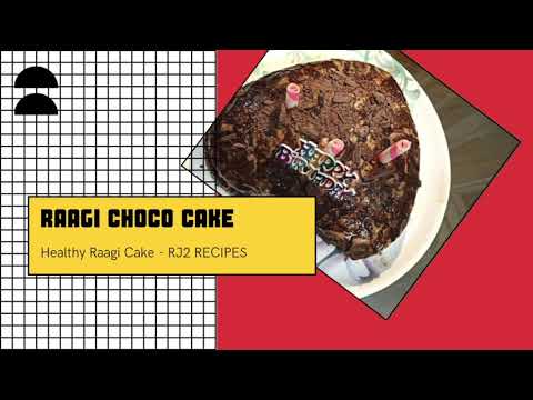 Healthy Raagi Chocolate Eggless Cake