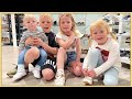 NiEUWE SCHOENEN SHOPPEN MET DE KiNDEREN ? & TRAP SLIJPEN | Bellinga Vlog #2432