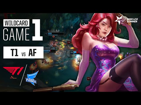 T1 vs AF | WILD CARD Game1 H/L | 2020 LCK Summer