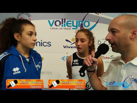 26.10.19 - Volleyrò interviste: Giulia Viscioni e Giada Di Mario