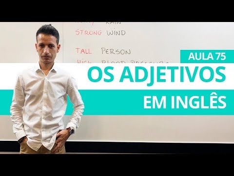 ADJECTIVES IN ENGLISH - CLASS 75 FOR BEGINNERS - PROFESSOR KENNY