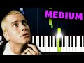 Eminem - The Real Slim Shady - Piano Tutorial (MEDIUM)