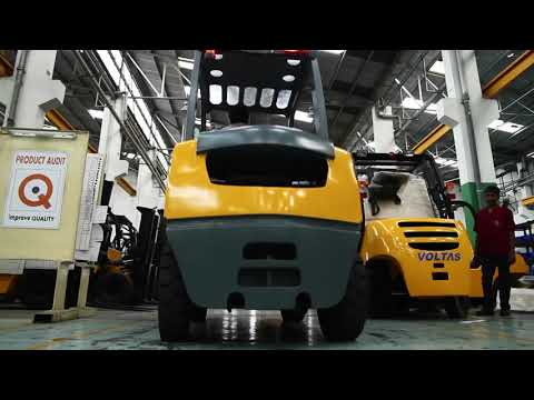 Voltas 3 ton Automatic Transmission Diesel Forklift, Price from Rs.0 ...