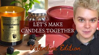 🌹Make Candles + Melts With Me | Valentine’s Concrete Candles, Wholesale order, and how i pack 📦