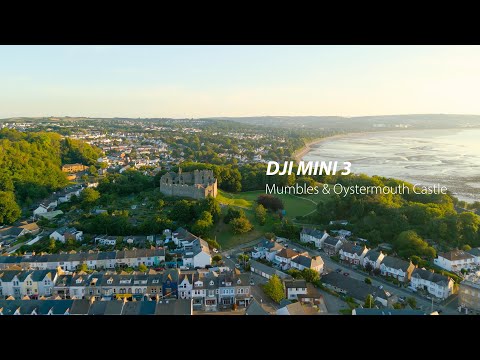 DJI Mini 3 Pro  - Mumbles and Oystermouth Castle | 4K Cinematic Drone Footage