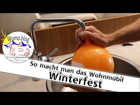 Winterfest - Wir machen das Wohnmobil winterfest