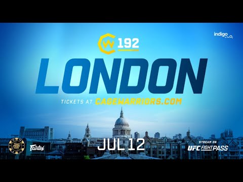 Cage Warriors 192 Prelims | Main Card is LIVE at 12:30pm PT EXCLUSIVELY on UFC FIGHT PASS!