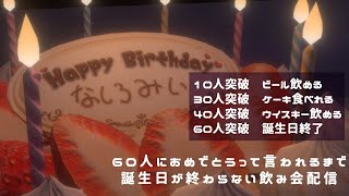 誕生日~60人におめでとうと言われないと終われない飲み会~はっじまっるよ～！