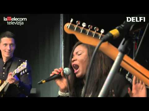 Latvian Blues Band & Justina Lee Brown - Long Train Running live at Positivus 2014