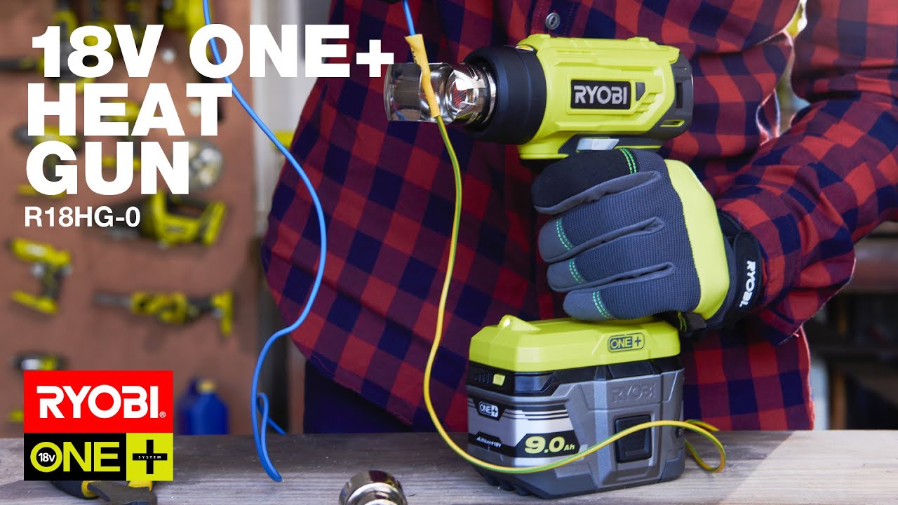 Ryobi 18v Heat Gun Kit R18HG0 c/w 1 x 2.0Ah Battery & Charger