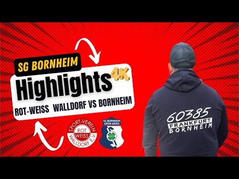 Highlights !  Rot-Weiß Walldorf II vs SG Bornheim  🎬📽️