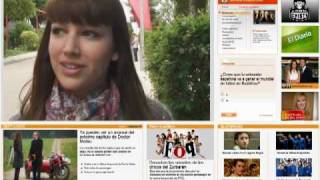 . Ursula Corber� decouvre le nouveau antena3.com  